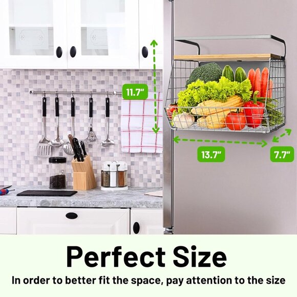 Magnetic Fridge Shelf arge Container Spice Rack - Picture 2 of 8